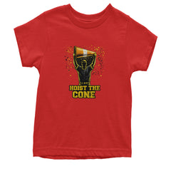 Hoist The Cone Pittsburgh Pride Youth T-shirt Red