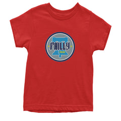 Philly Pride Liberty Bell Youth T-shirt Red