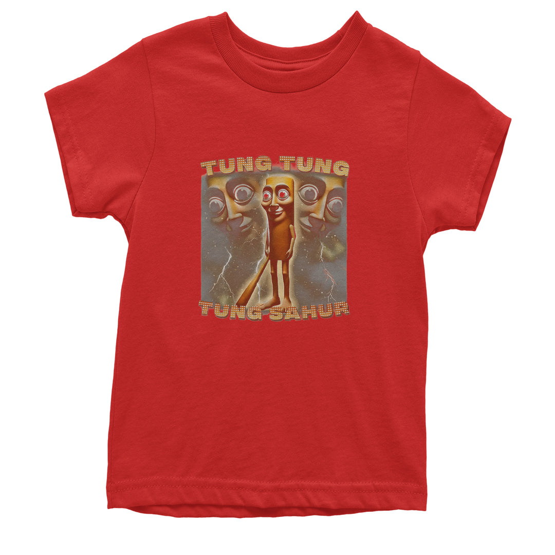 Tung Tung Tung Sahur Enforcer Youth T-shirt Red