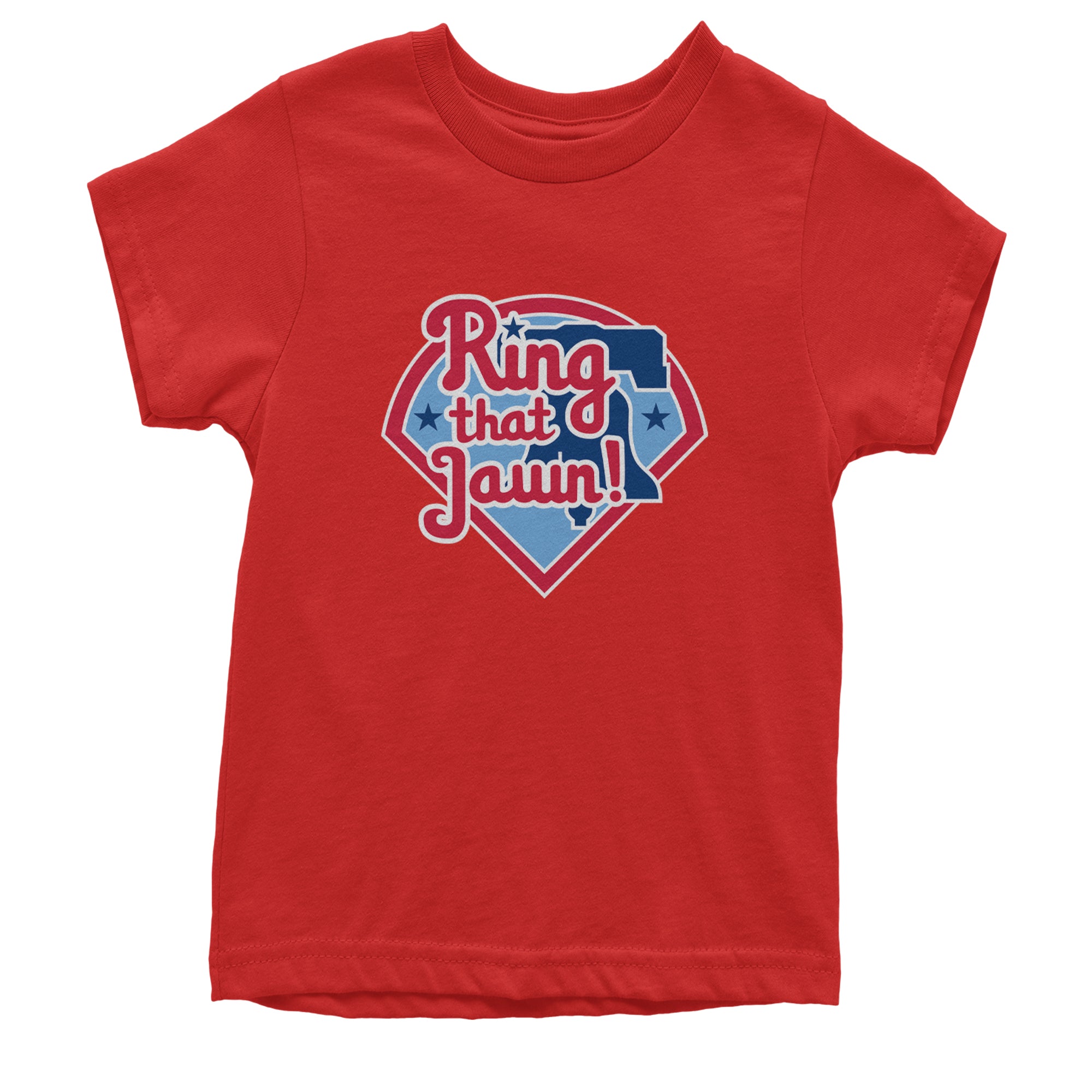 Ring That Jawn Philly Baseball Youth T-shirt Red