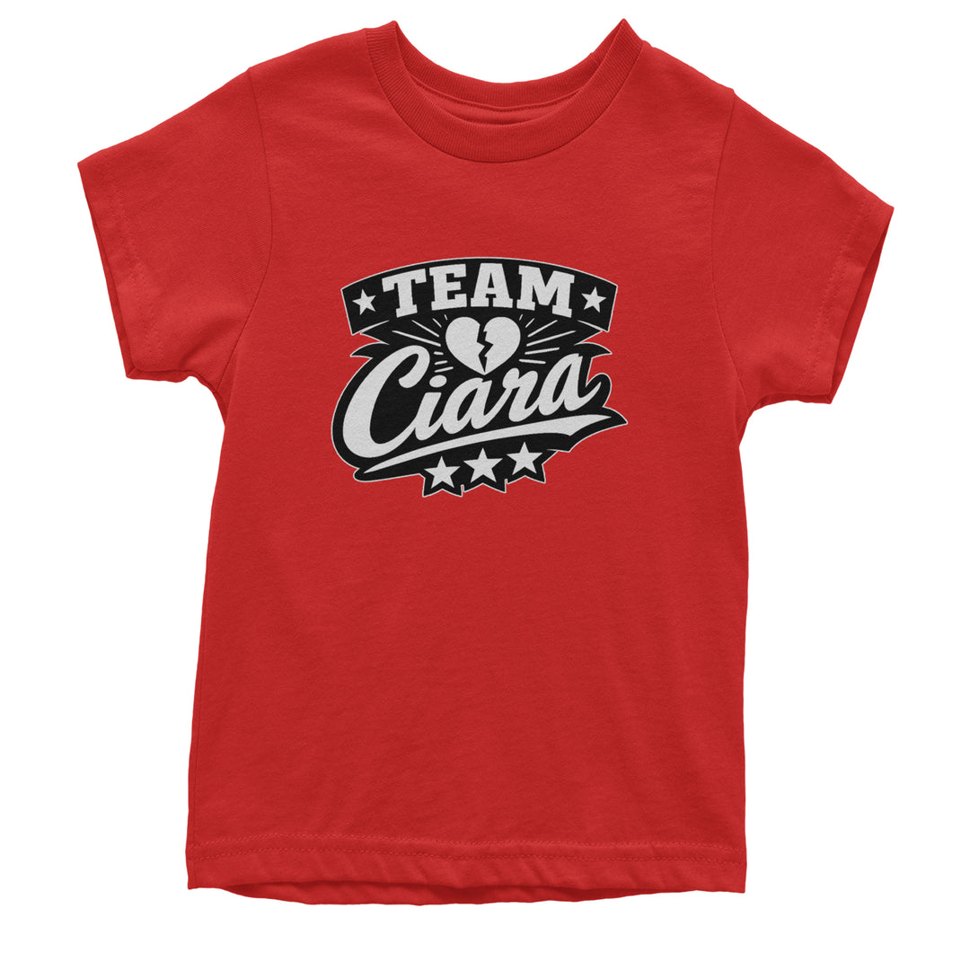 Team Ciara Scamanda Broken Heart Youth T-shirt Red