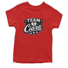 Team Ciara Scamanda Broken Heart Youth T-shirt Red