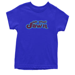 Hit That Jawn Philly Baseball graphic on Kids' Heavyweight Cotton T-Shirt in Royal Blue