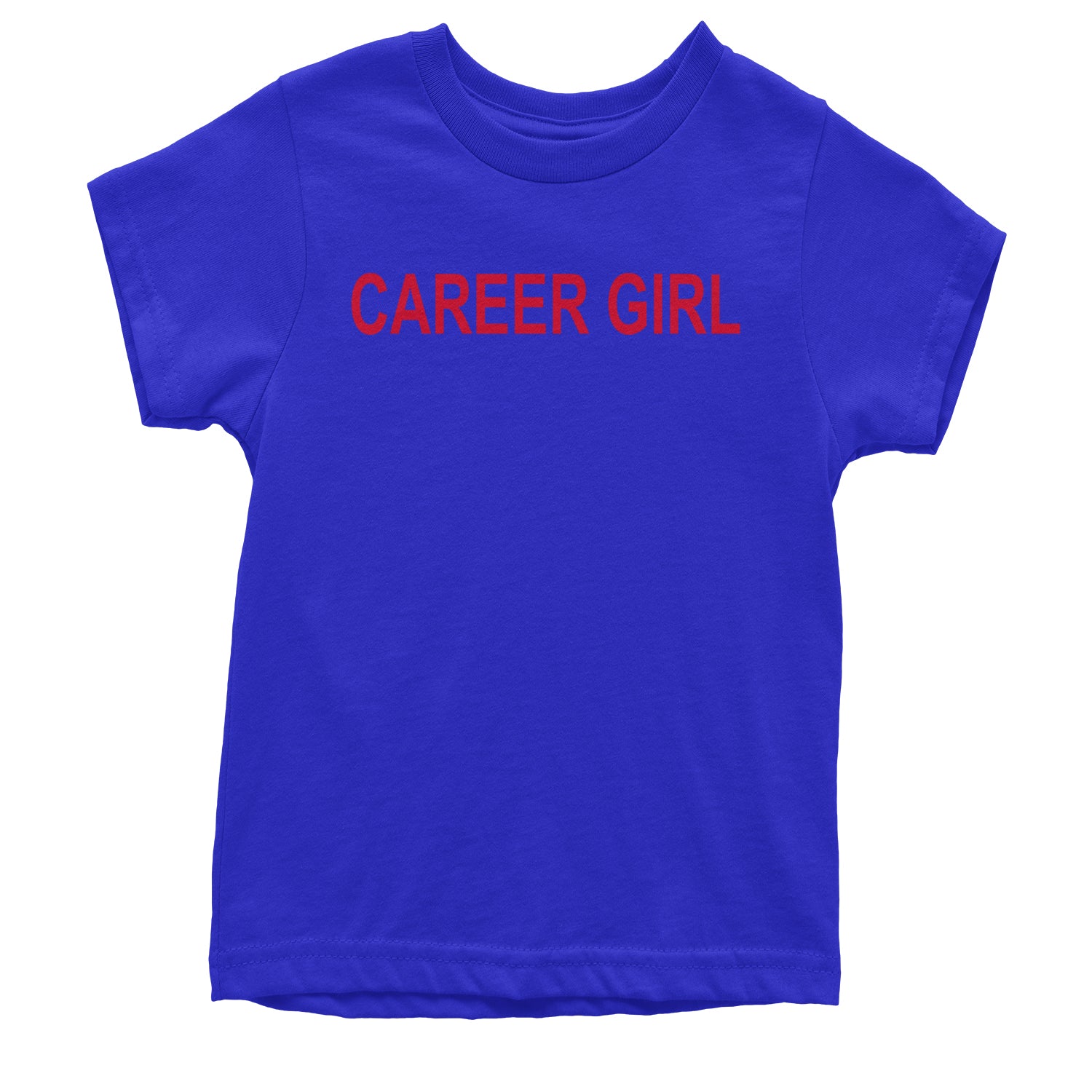 Career Girl Trendsetter Statement Youth T-shirt Royal Blue