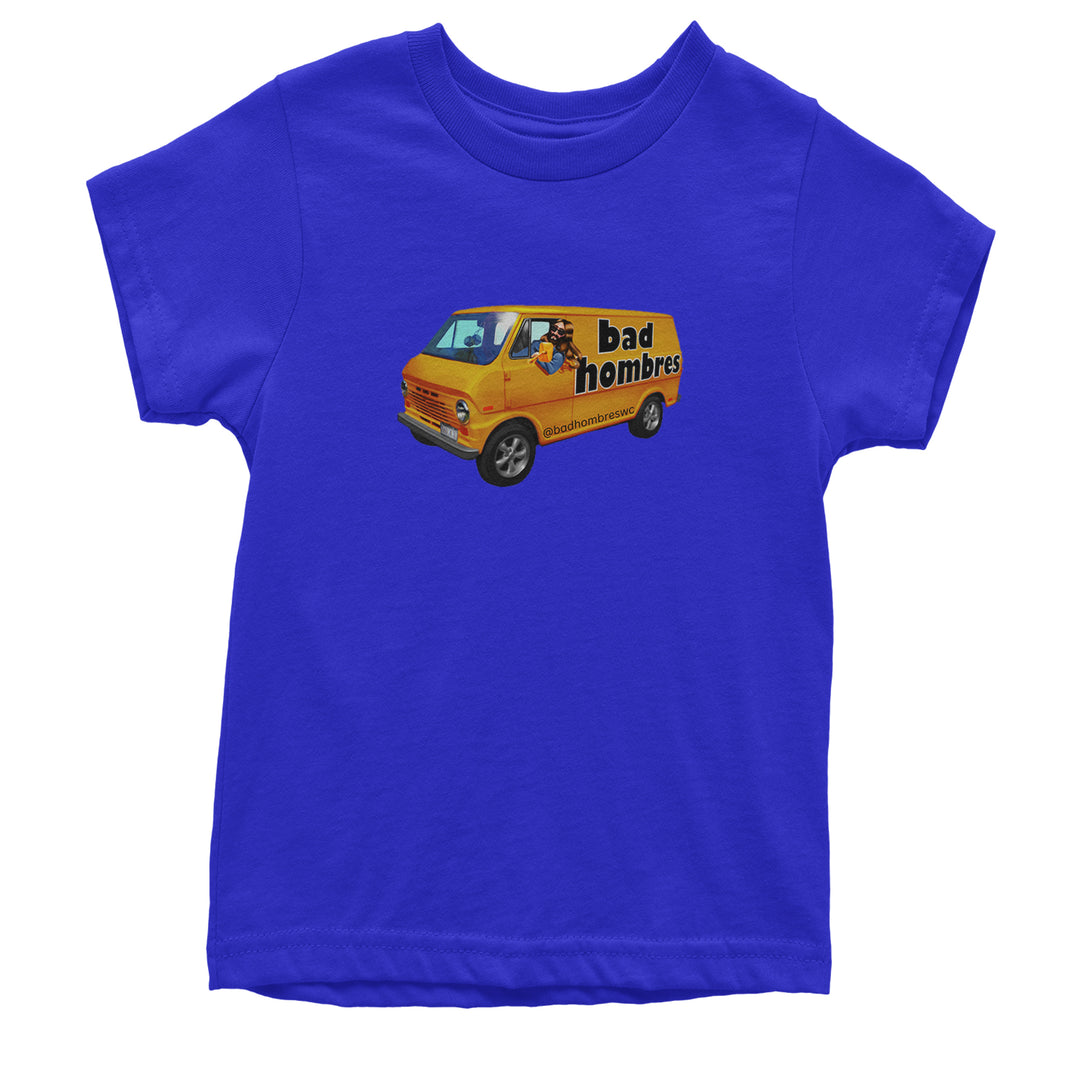Bad Hombres Van West Chester Band Youth T-shirt Royal Blue