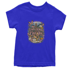 I Will Always Love You Dolly Youth T-shirt Royal Blue