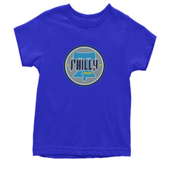 Philly Pride Liberty Bell Youth T-shirt Royal Blue