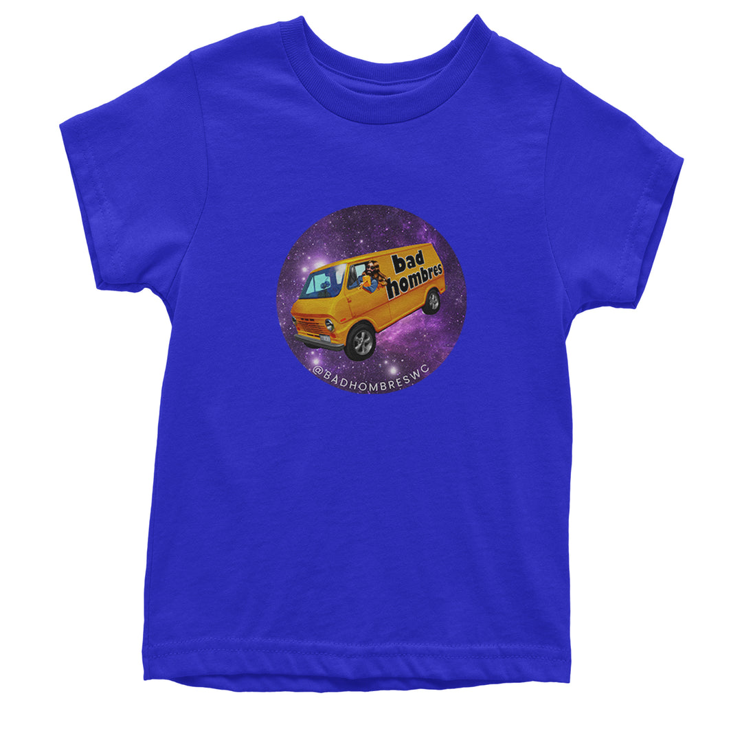 Bad Hombres Space West Chester Band Youth T-shirt Royal Blue