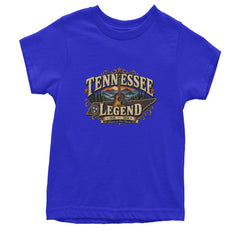 Tennessee Legend Country Music Dolly Youth T-shirt Royal Blue