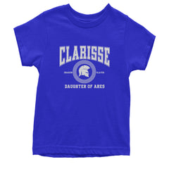 Clarisse Daughter of Ares Battle Ready Youth T-shirt Royal Blue
