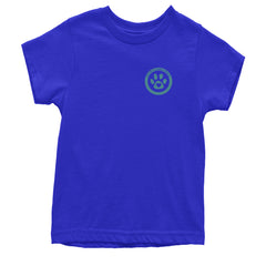 TLC To Love a Canine Dog Rescue Teal Youth T-shirt Royal Blue
