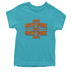 Go New York Go Basketball Youth T-shirt Teal