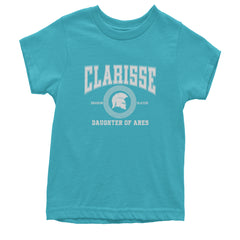 Clarisse Daughter of Ares Battle Ready Youth T-shirt Teal
