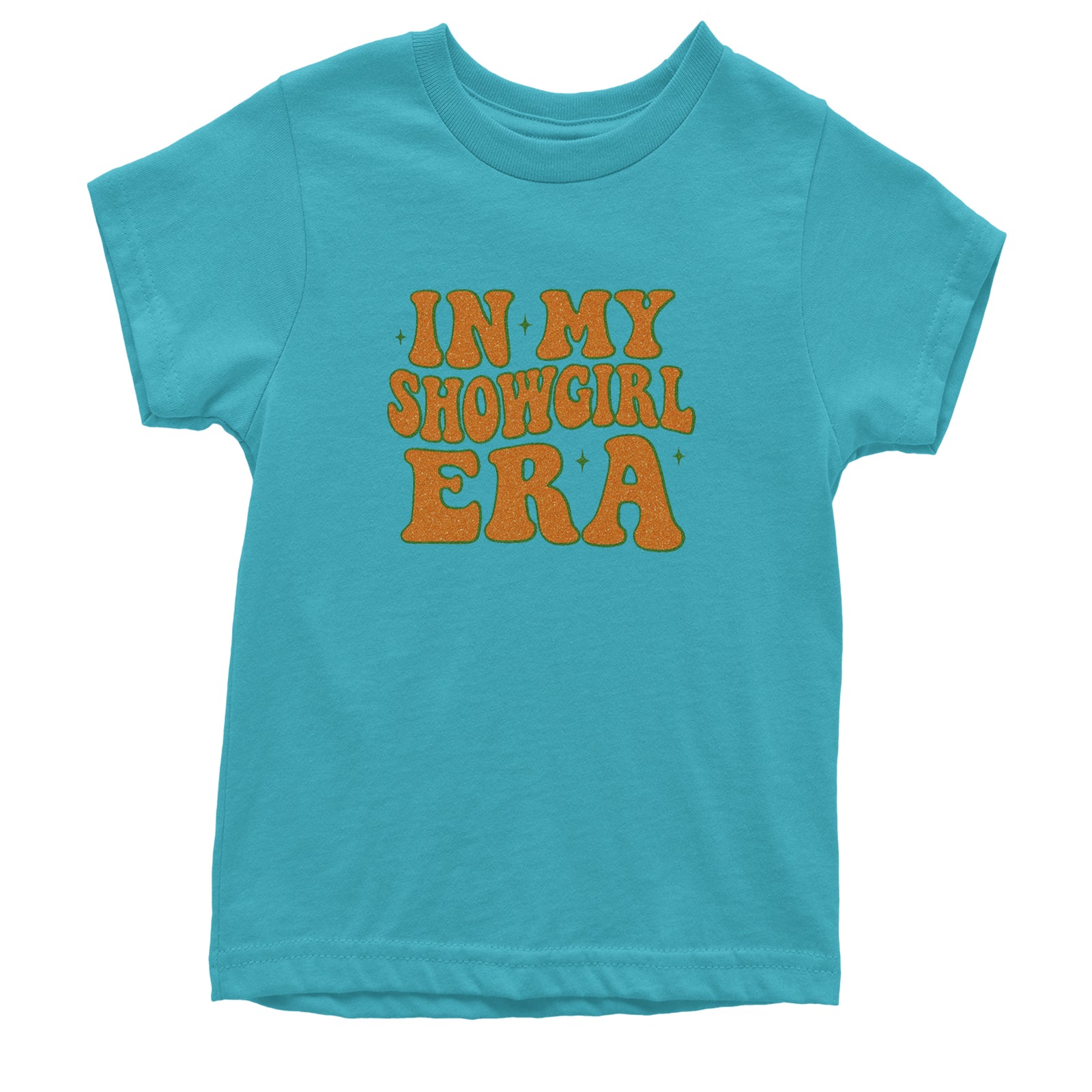 In My Showgirl Era Retro Youth T-shirt Teal