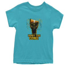 Hoist The Cone Pittsburgh Pride Youth T-shirt Teal