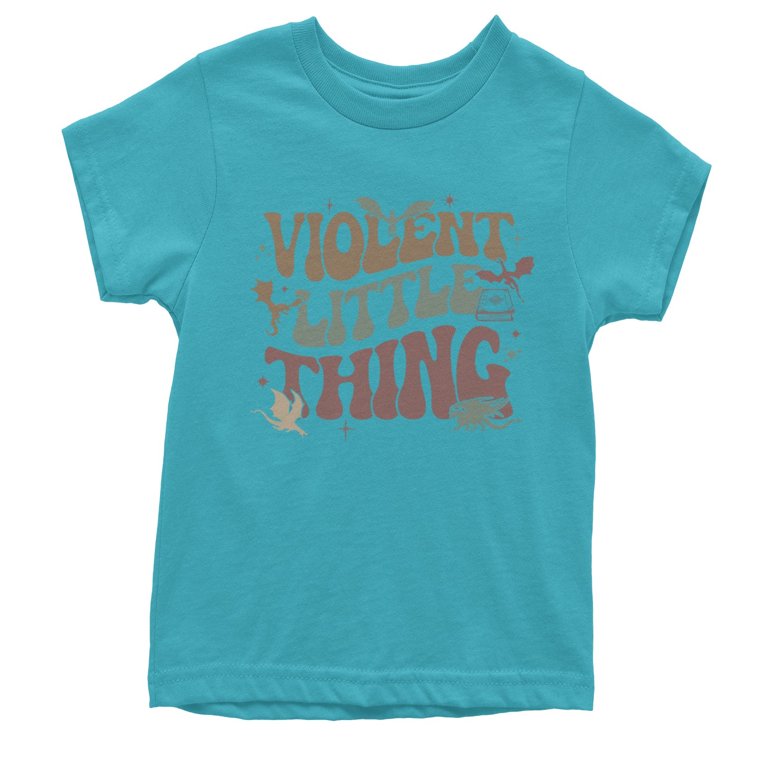 Violent Little Thing Dragon Youth T-shirt Teal