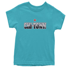 Chicago Chi-Town City Pride Youth T-shirt Teal