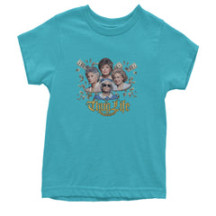 Golden Chain Thug Life Girls Youth T-shirt Teal