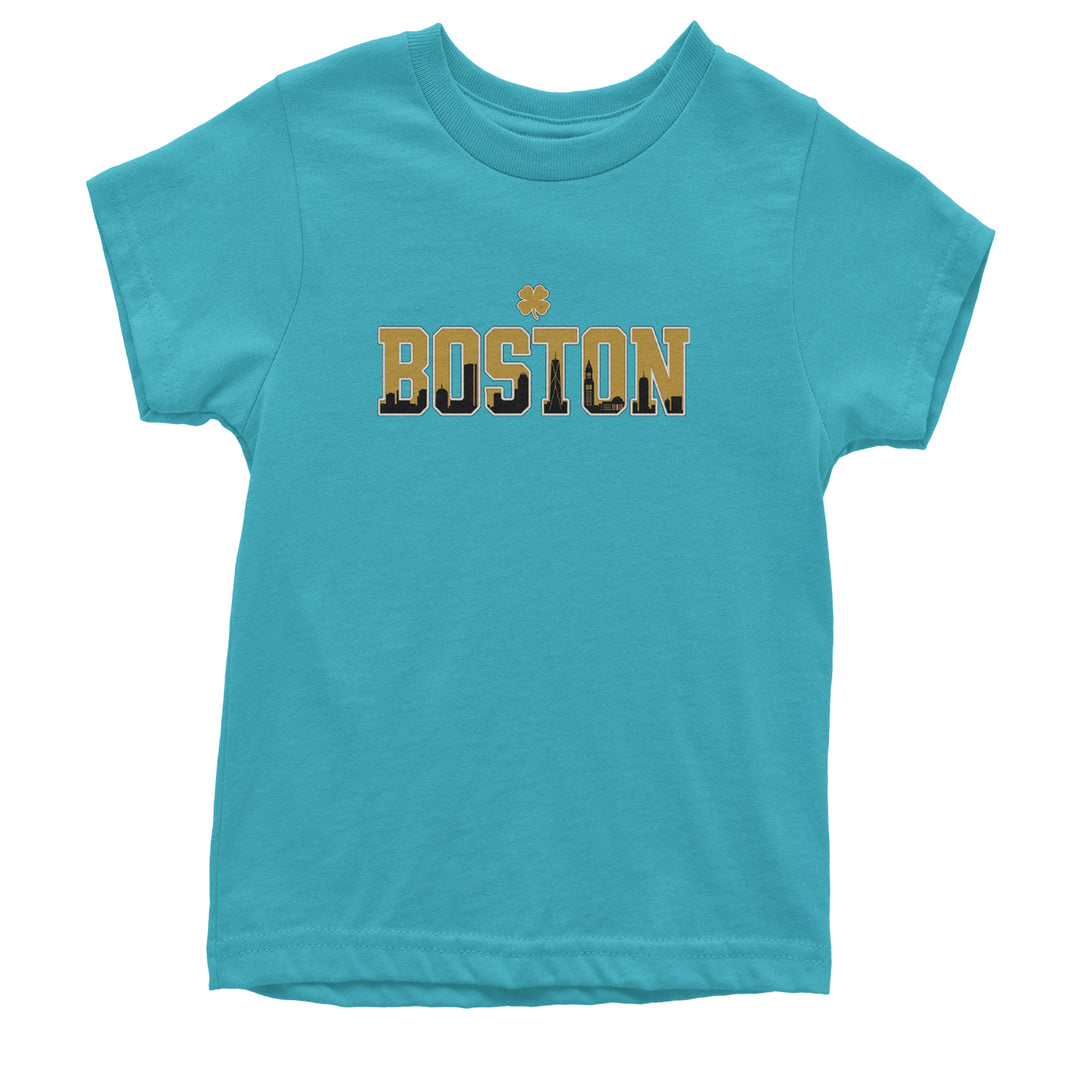 Boston City Pride Irish Youth T-shirt Teal