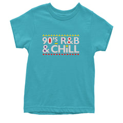 90s R&B and Chill Retro Throwback Youth T-shirt Teal