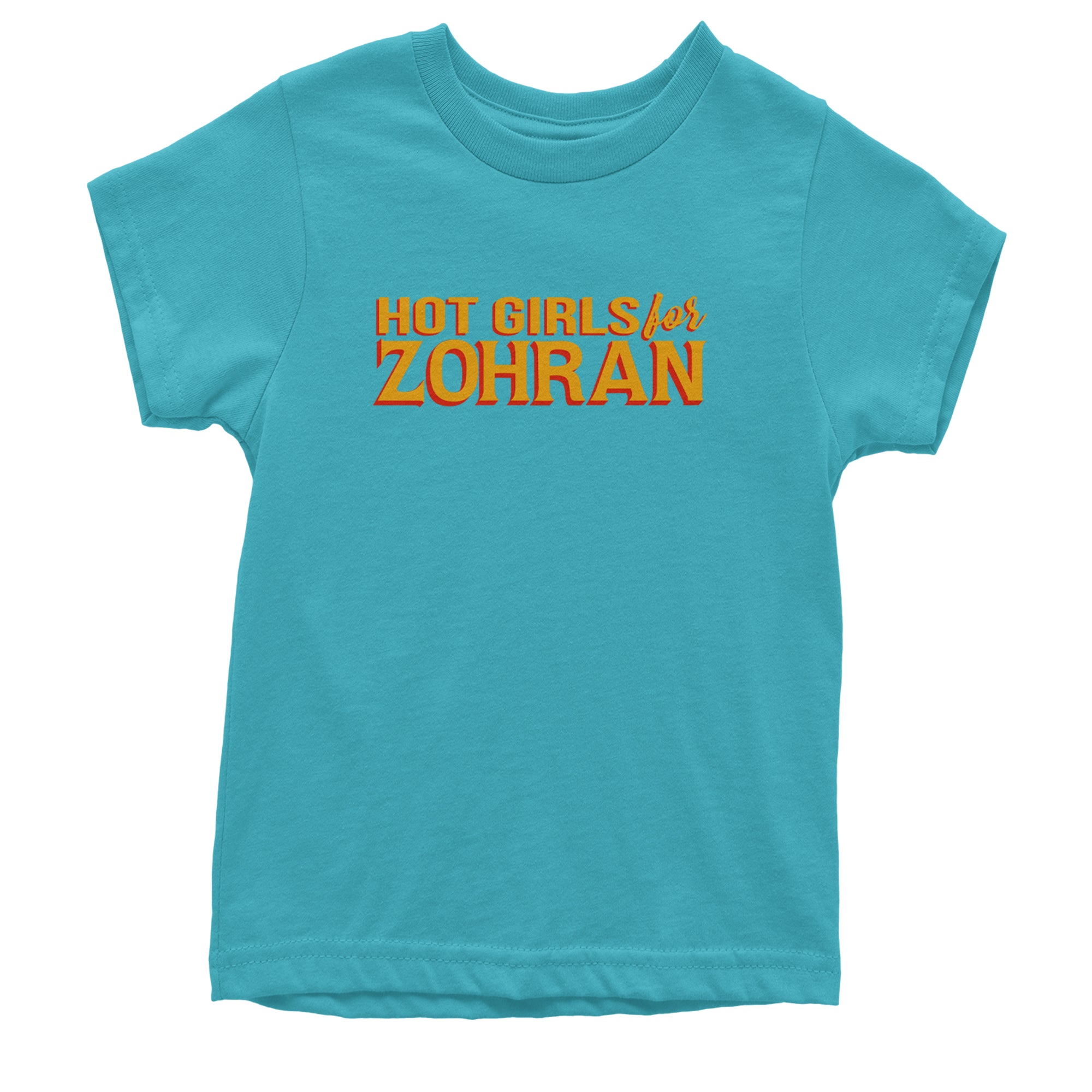 Hot Girls for Zohran Meme Youth T-shirt Teal