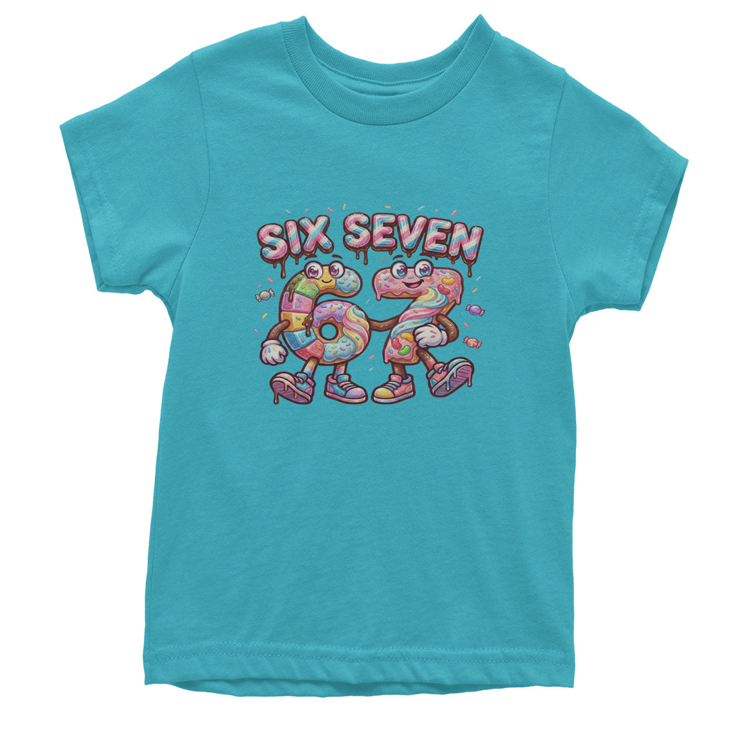 67 Candy Swirl Meme Youth T-shirt Teal