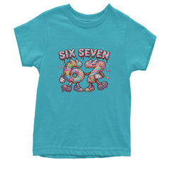 67 Candy Swirl Meme Youth T-shirt Teal