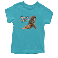 Punch Brave Together Stuffed Animal Youth T-shirt Teal