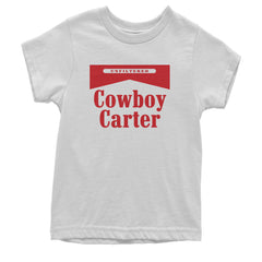 Cowboy Karter Country Act Two Youth T-shirt White