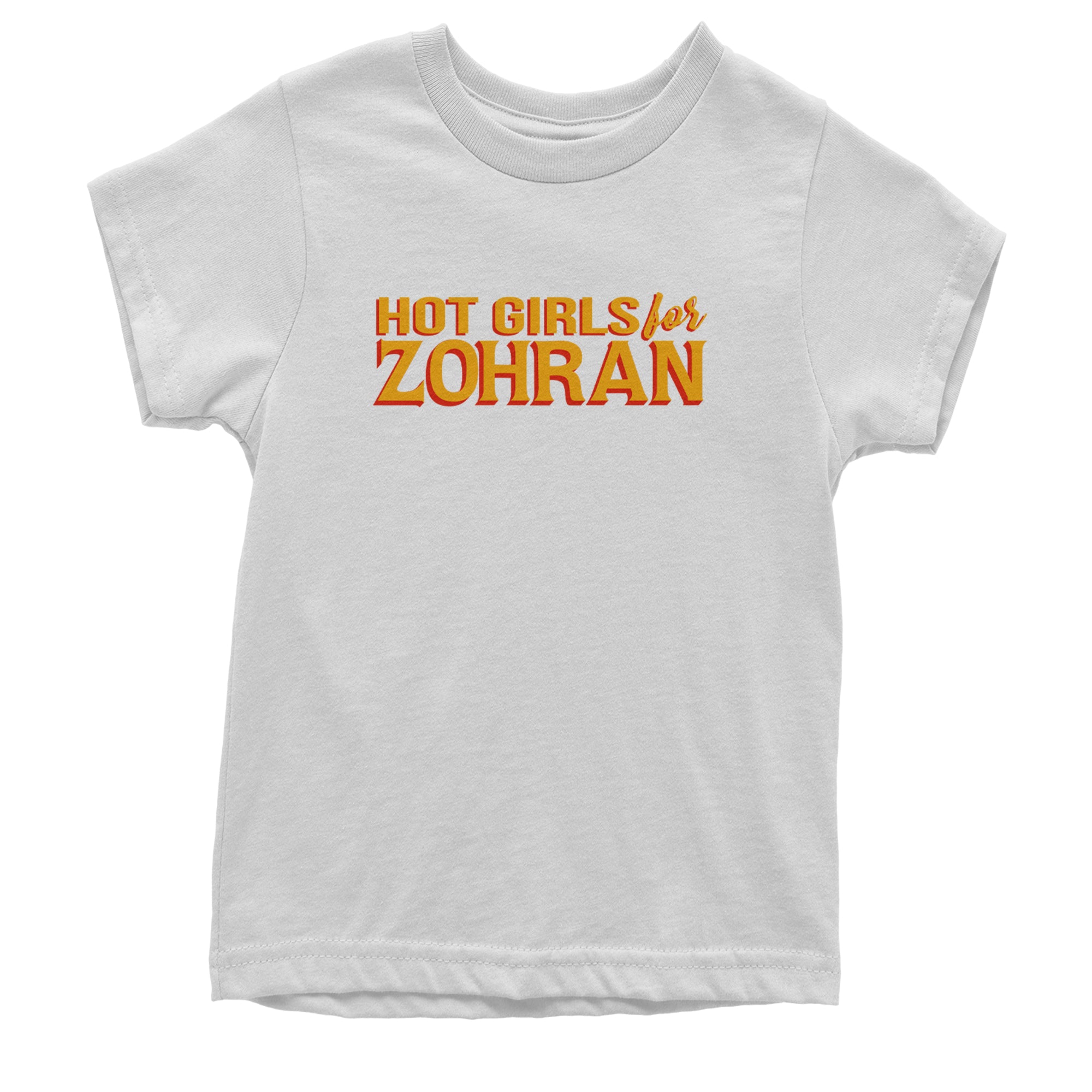 Hot Girls for Zohran Meme Youth T-shirt White