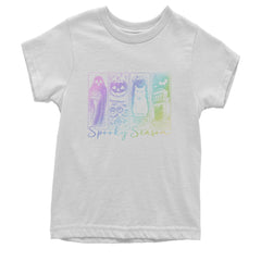 Spooky Season Cute Pastel Halloween Design Youth T-shirt White