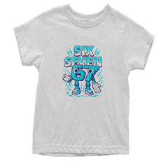 67 Brainrot Meme Slang Youth T-shirt White