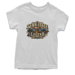 Tennessee Legend Country Music Dolly Youth T-shirt White