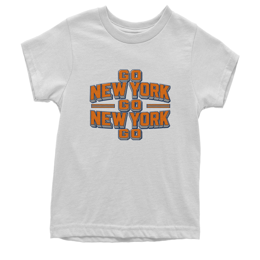 Go New York Go Basketball Youth T-shirt White