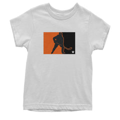 Hockey Enforcer Retro Vintage Youth T-shirt White