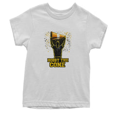 Hoist The Cone Pittsburgh Pride Youth T-shirt White