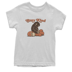 Punch Stay Kind Macaque Youth T-shirt White