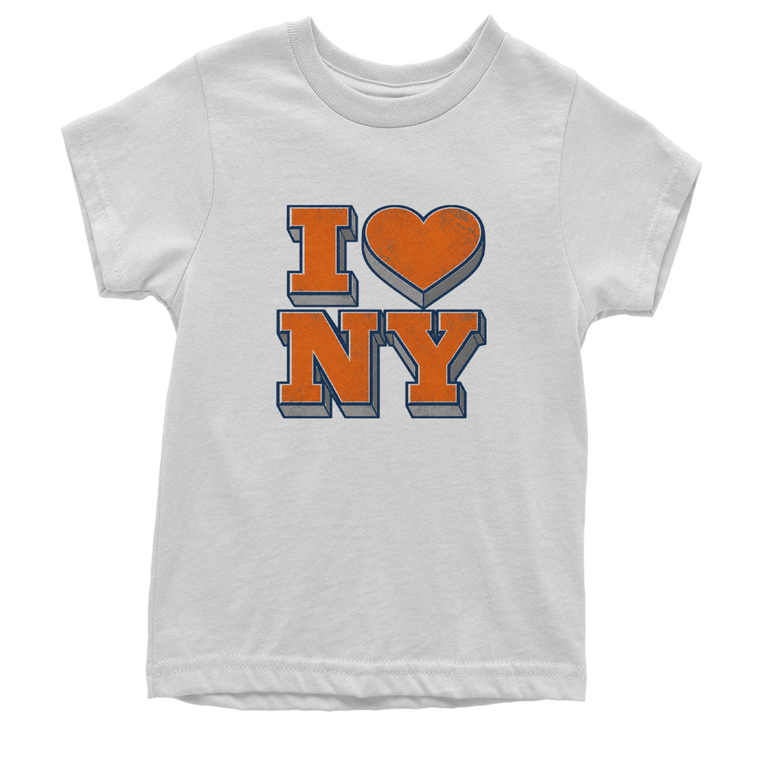 New York City Pride Heart Youth T-shirt White