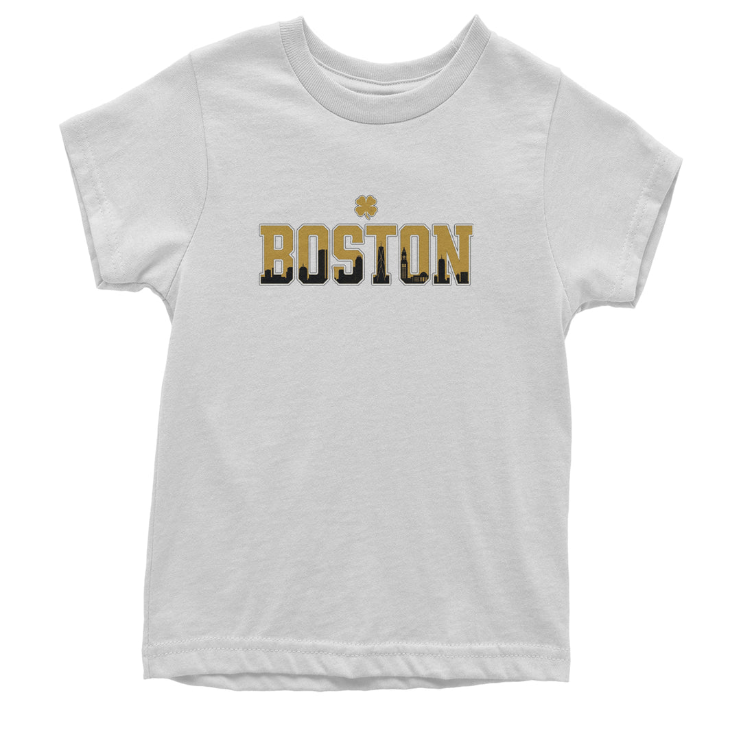 Boston City Pride Irish Youth T-shirt White
