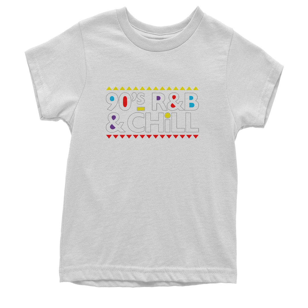 90s R&B and Chill Retro Throwback Youth T-shirt White