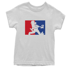 Batter Up Philly Baseball Phan Youth T-shirt White
