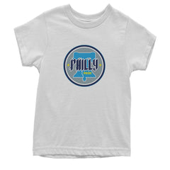 Philly Pride Liberty Bell Youth T-shirt White