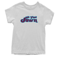 Hit That Jawn Philly Baseball graphic on Kids' Heavyweight Cotton T-Shirt in White