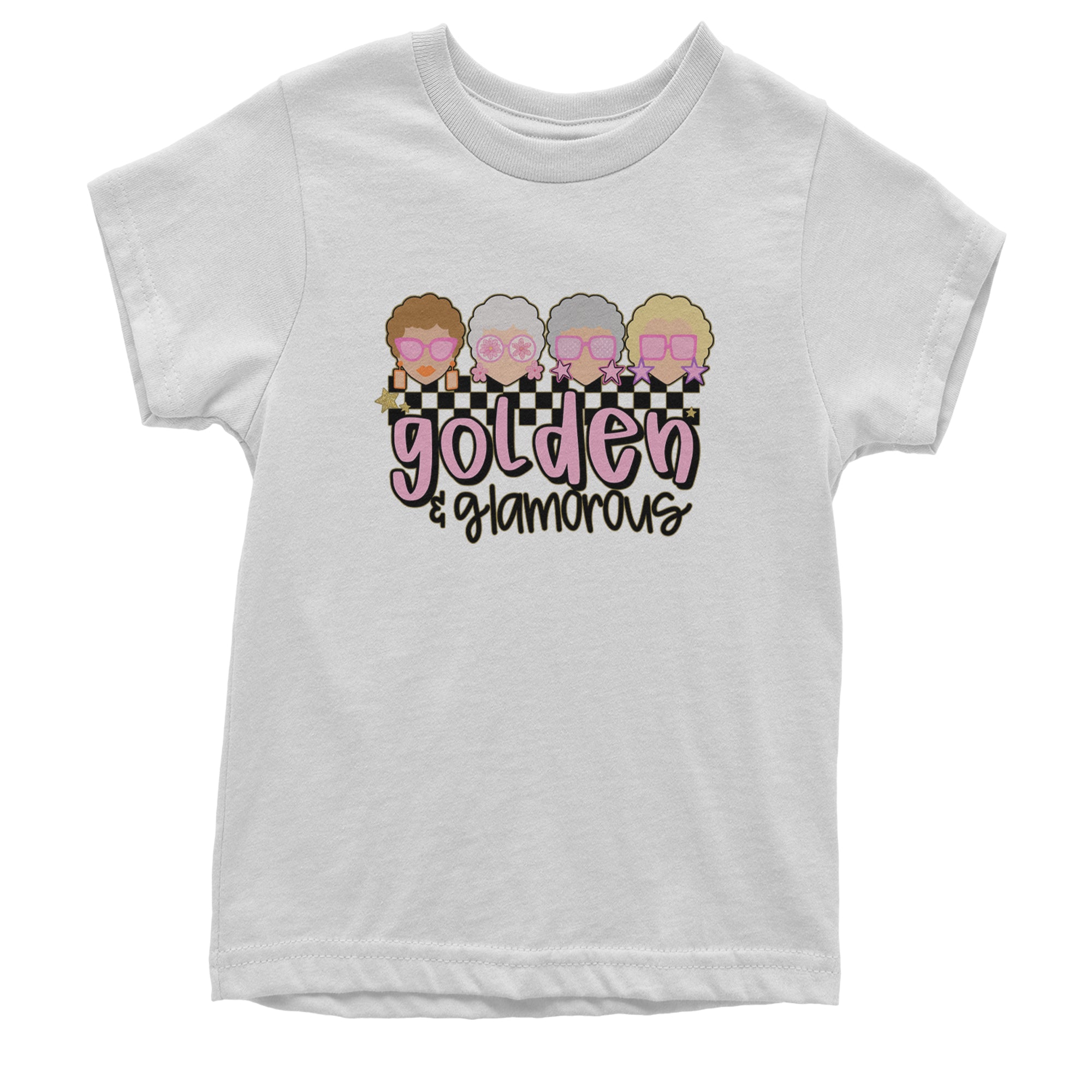 Golden And Glamorous Golden Girls Youth T-shirt White