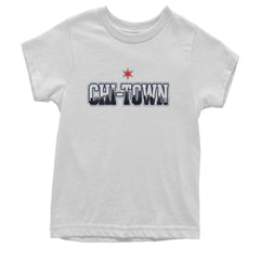 Chicago Chi-Town City Pride Youth T-shirt White