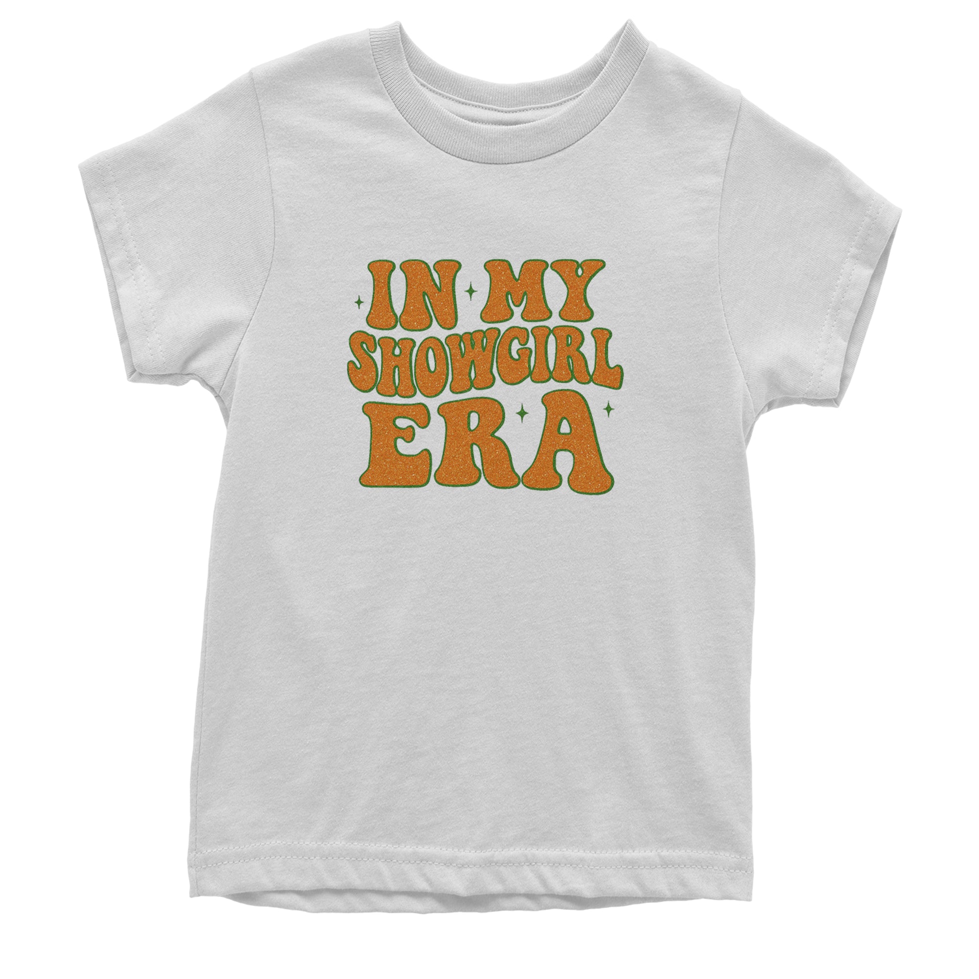 In My Showgirl Era Retro Youth T-shirt White
