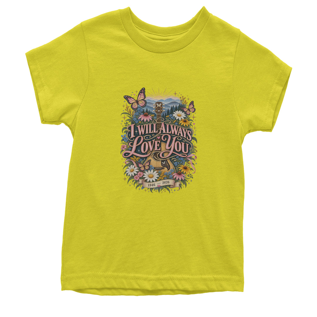 I Will Always Love You Dolly Youth T-shirt Yellow