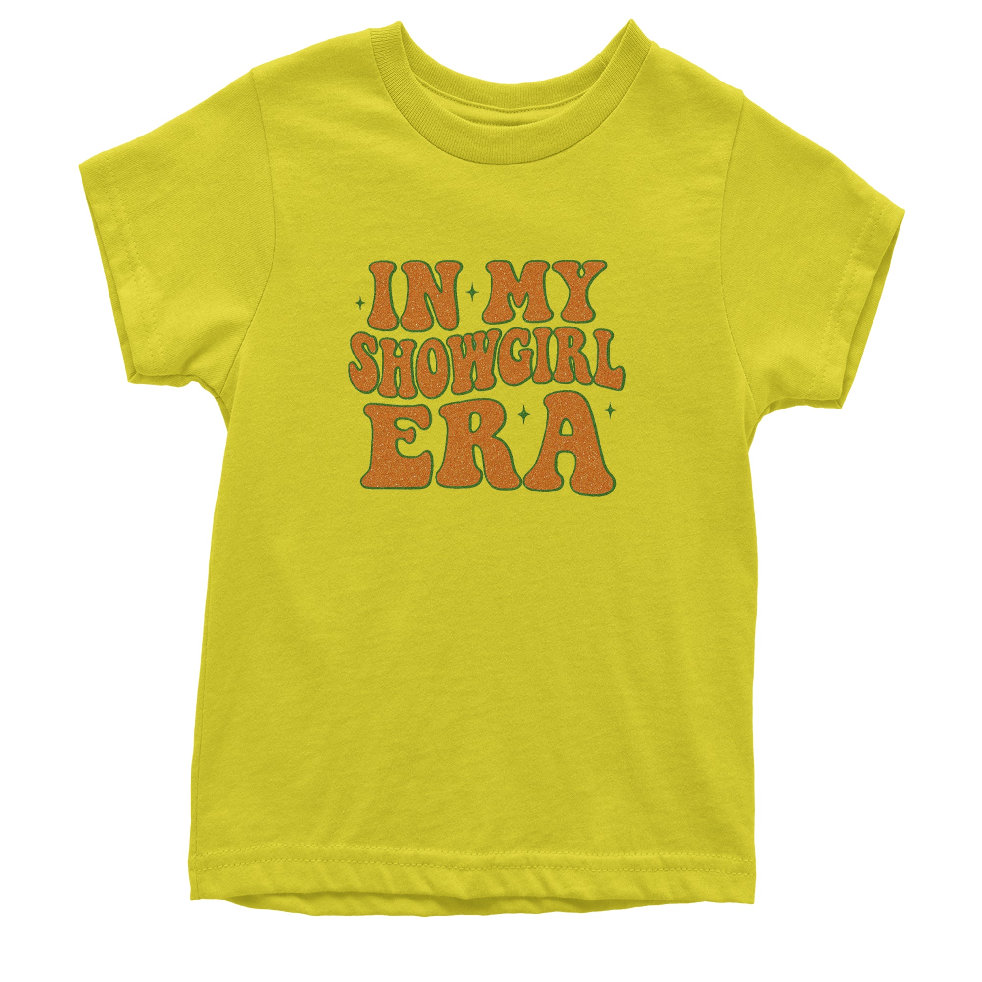 In My Showgirl Era Retro Youth T-shirt Yellow