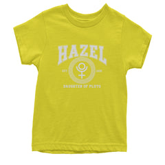 Hazel Daughter of Pluto Roman Gold Youth T-shirt Yellow
