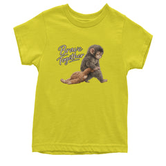Punch Brave Together Stuffed Animal Youth T-shirt Yellow